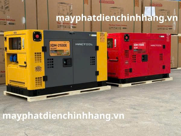 Máy Phát Điện 16kw MacTool XDM-21500E (Màu Đỏ)